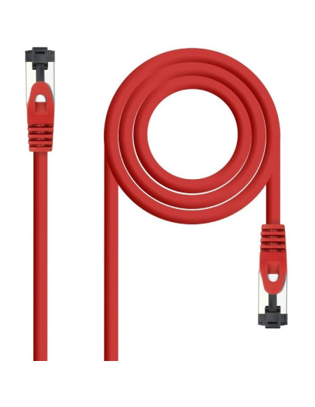 Cable de Red RJ45 SSTP Nanocable 10.20.2000-L30-R Cat.8.1/ 30cm/ Rojo
