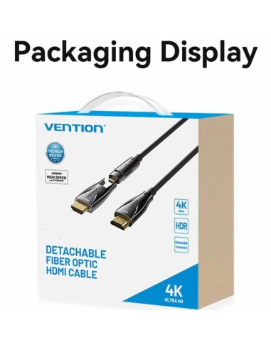 Cable HDMI Vention ALPBQ/ HDMI Macho - Micro HDMI Macho/ HDMI Macho/ 20m/ Negro