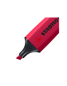 Rotulador stabilo boss fluorescente nature colors wildflower edition color rojo borgoña 2