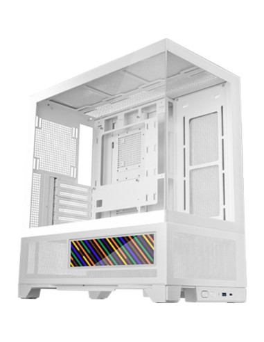 Caja Gaming Semitorre Mars Gaming MC-LCDX/ Blanca