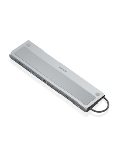 Aisens USB-C Dock 12 en 1 - USB-C a 2xHDMI - 1xDisplayPort - 1xRJ45 - 3xUSB-A USB3.0 - 1xUSB-C - 1xUSB-C PD - 1xSD - 1xMicro SD