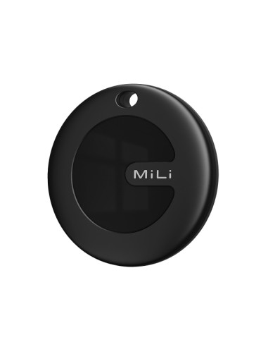 Leotec Easy Tag Negro + Llavero Marron - Compatible con IOS/Android - Color Negro/Marron