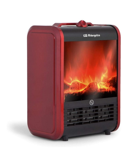 Chimenea Eléctrica Orbegozo CM 9015/ 2 niveles de potencia/ 750W-1500W