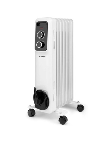 Radiador de Aceite Orbegozo RS 1500/ 3 Potencias/ 1500W/ 7 Elementos Caloríficos