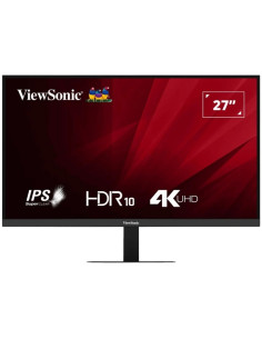 ViewSonic VA2708-4K-HD Monitor LED 27" IPS UHD 4K HDR - Respuesta 4ms - 16:9 - Ajustable de Inclinacion - HDMI, DisplayPort, Au