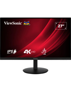 ViewSonic VG2708-4K Monitor LED 27"" IPS UHD 4K HDR - Respuesta 4ms - 16:9 - Ajustable de Inclinacion - HDMI, DisplayPort, Audio