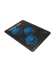 Unykach Candy C300 Base de Refrigeracion - 3 Ventiladores LED Azul - Altura Ajustable - Estructura Resistente - 2 Puertos USB -