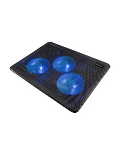 Unykach Candy C300 Base de Refrigeracion - 3 Ventiladores LED Azul - Altura Ajustable - Estructura Resistente - 2 Puertos USB - 2