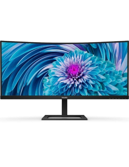 Monitor Profesional Ultrapanorámico Curvo Philips 346E2CUAE 34"/ WQHD/ Multimedia/ Regulable en altura/ Negro