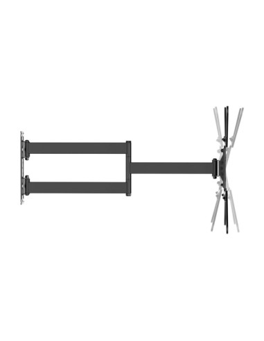 Aisens WT65TSLE-383 ECO Soporte de Pared con Brazo para TV de 23"-65" - Giratorio, Inclinable y Nivelable - Peso Maximo 35kg -