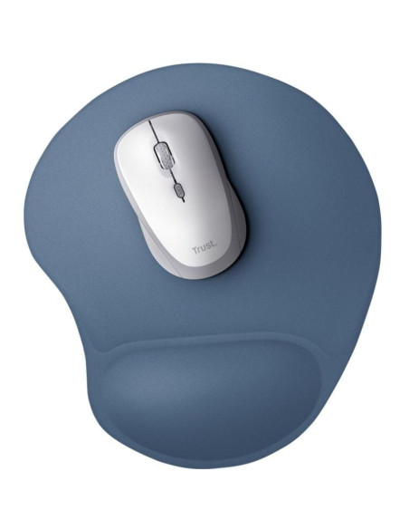 Alfombrilla Ergonómica Trust BigFoot Pad/ 16 x 205 x 236mm/ Azul Turquesa