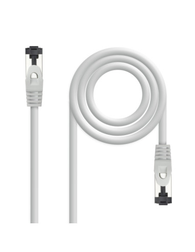 Nanocable Cable Red Latiguillo Cat.8.1 2Ghz LSZH SSTP AWG26 - Longitud 3m - Color Gris