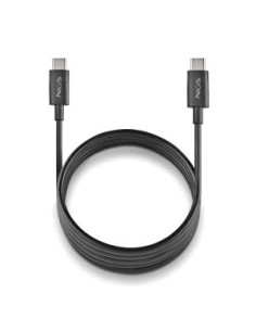 NGS ZYRO 60W-1 Cable USB-C a USB-C - Cargar Rapida - 480 Mbps - 15W - 1 Metro - Color Negro