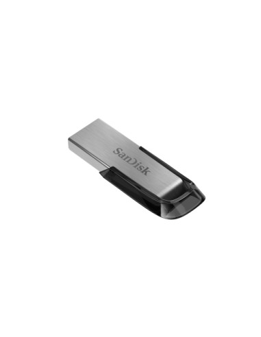 Sandisk Ultra Flair Memoria USB 3.0 512GB - Hasta 150MB/s de Transferencia - Diseño Metalico - Color Acero/Negro