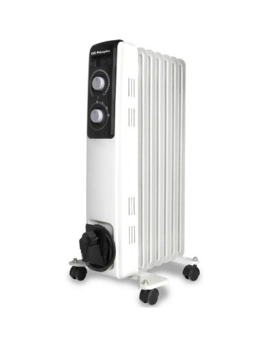 Radiador de Aceite Orbegozo RF 1500 A/ 3 Potencias/ 1500W/ 7 Elementos Caloríficos