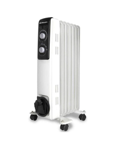 Radiador de Aceite Orbegozo RF 1500 A/ 3 Potencias/ 1500W/ 7 Elementos Caloríficos