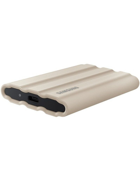 Disco Externo SSD Samsung Portable T7 Shield 1TB/ USB 3.2/ Beige