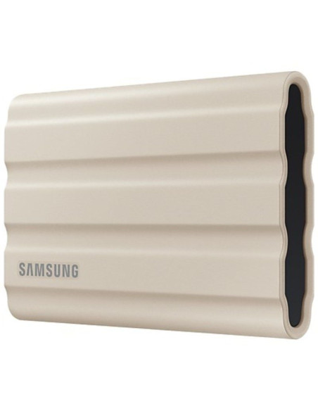 Disco Externo SSD Samsung Portable T7 Shield 1TB/ USB 3.2/ Beige