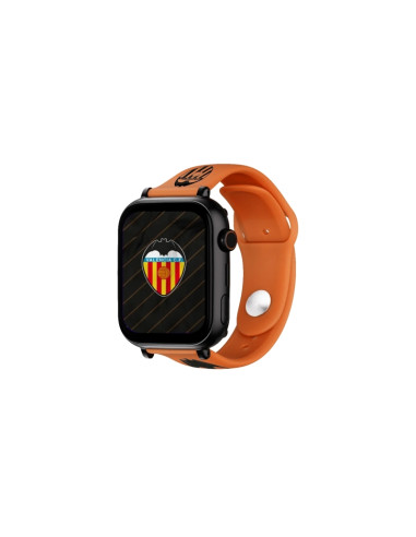 Savefamily Reloj Inteligente Infantil Savewatch Plus Edicion Valencia C.F. con GPS y Llamada - Correa Silicona Naranja