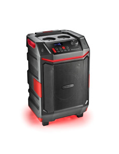 NGS Altavoz Premium 300W - Bluetooth 5.4 - USB y AUX - Iluminacion LED - Resistente al Agua - Color Negro