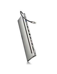 NGS Adaptador Multipuerto Tipo USB-C 12 en 1 - WIN/MAC-HDMI-SD/TF- LAN - PD 60W CHARGE - 3xUSB3.0