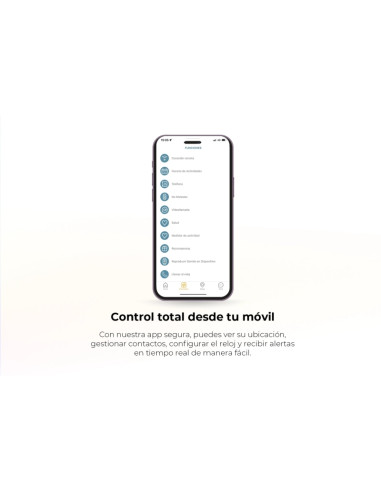 Savefamily Reloj Inteligente Infantil SaveWatch Plus 2 - Pantalla Amoled - Carcasa Blanca - Correa Tela ZigZag