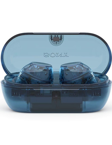 Auriculares Bluetooth Sony WF-C710N con estuche de carga/ Autonomía 12h/ Azules Cristal