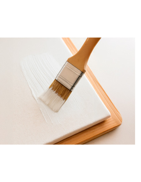 Gesso liderpapel aditivo para acrilico preparador de superficie bote de 1 litro