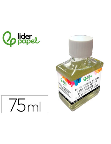 Aceite de linaza refinado liderpapel bote de 75 ml