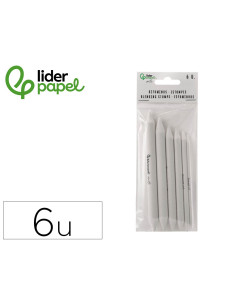 Difumino liderpapel bolsa de 6 unidades diametros surtidos 116 mm / 150 mm