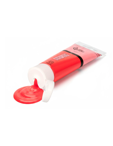 Pintura acrilica liderpapel tubo de plastico de 60 ml color rojo pirrol