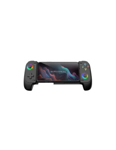 Mars Gaming MGPX Gamepad Bluetooth Multiplataforma - Multifuncional 2 en 1 - Soporta Smartphones hasta 6.8"" - Vibracion Dual -