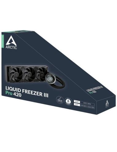 Sistema de Refrigeración Líquida Arctic Liquid Freezer III Pro 420/ Negro