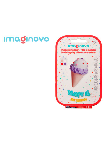 Pasta para modelar imaginovo de secado al aire set de colores surtidos con instrucciones helado