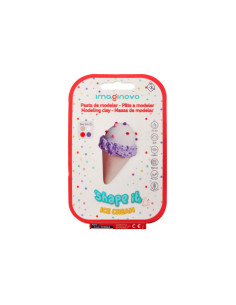 Pasta para modelar imaginovo de secado al aire set de colores surtidos con instrucciones helado 2