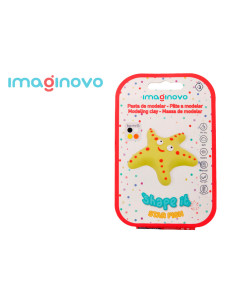 Pasta para modelar imaginovo de secado al aire set de colores surtidos con instrucciones estrella de mar