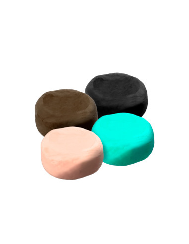 Pasta para modelar imaginovo de secado al aire set de colores surtidos con instrucciones tortuga