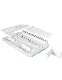 Soporte Multifunción RGB para PS5 Mars Gaming MPS5-B2/ Blanco 2