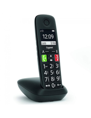 Teléfono Inalámbrico Gigaset E290/ Negro