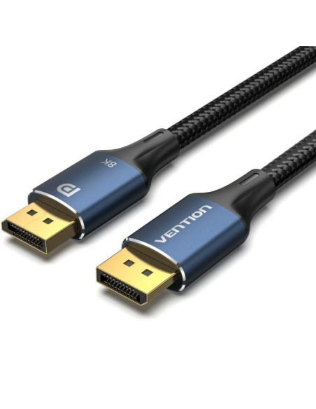 Cable Vention HCELH/ DisplayPort Macho - DisplayPort 8K Macho/ 2m/ Azul