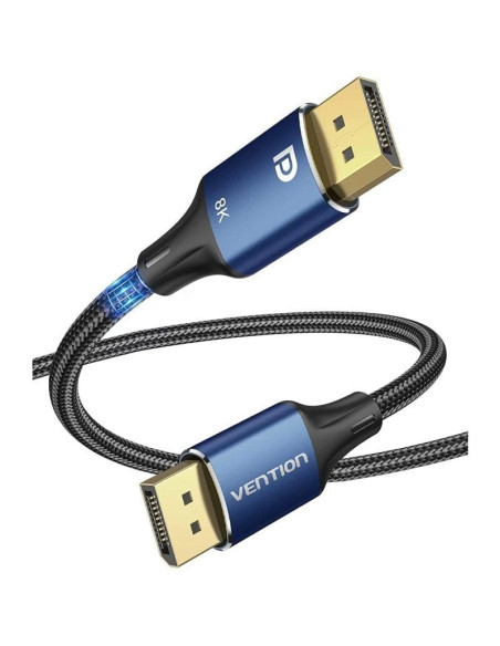 Cable Vention HCELH/ DisplayPort Macho - DisplayPort 8K Macho/ 2m/ Azul
