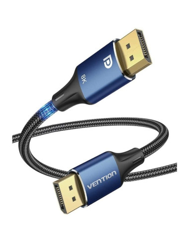 Cable Vention HCELJ/ DisplayPort Macho - DisplayPort 8K Macho/ 5m/ Azul