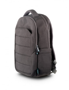 Urban Factory Greenee Mochila para Portatil hasta 14"" - Doble Compartimento - Color Gris
