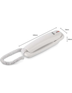 SPC Original Lite 2 Telefono Fijo - sin Pilas - sin Conexion a la Luz - Indicador Luminoso - 10 Memorias Indirectas - Compacto y 2