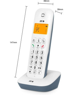 SPC Air Telefono Fijo Inalambrico - Pantalla Retroiluminada 35x22mm - Identificacion de Llamadas - Conexion a Red Telefonica - M 2