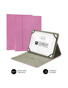 Subblim Funda universal para Tablet - Acabado en tacto Cloth - Soporte antideslizante - Cierre magnético - Sistema de sujeción e 2