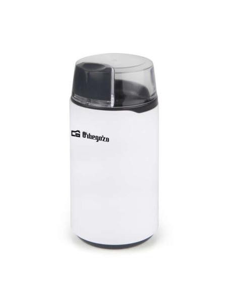 Orbegozo MO 3200 Molinillo de Cafe - Potencia de 200W para Molienda Fina - Cuchilla de Acero Inoxidable Duradera - Diseño Compac
