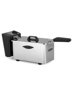 Orbegozo FDR 35 Freidora Profesional de Acero Inoxidable - Fritura de Calidad Como en un Restaurante - Capacidad 4L - Termostato