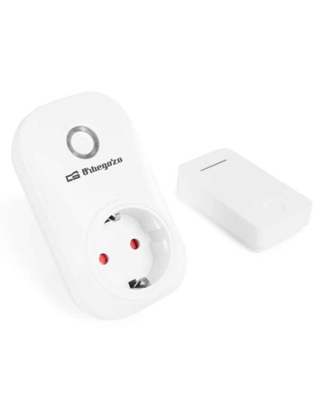 Orbegozo ENM 2000 Enchufe Inteligente con Mando a Distancia - Control sin Pilas - Alcance de 150M - Potencia Maxima 3680W - Prot