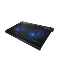 Trust Base de Refrigeracion para Portatil hasta 17.3"" USB - Iluminacion LED Azul - 2 Ventiladores de 125mm - 800 RPM - 360 x 28